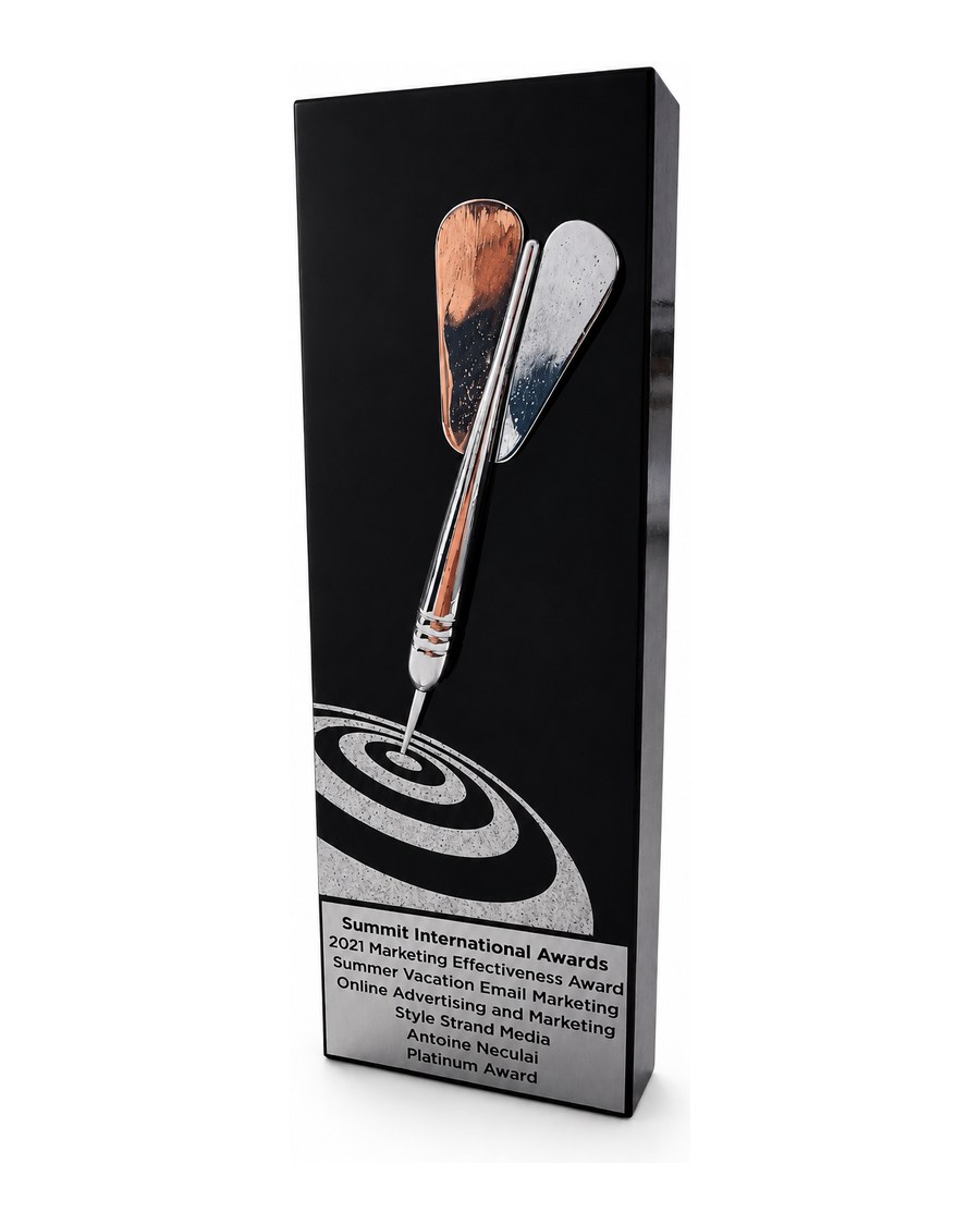 2021 Summit International Award (Platinum) won by Style Strand Media for marketing effectiveness